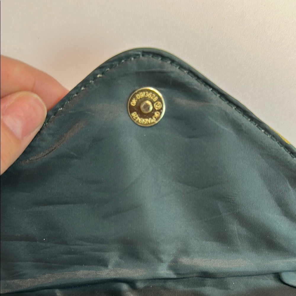 Mossimo Supply Co. Green and Gold Butterfly Clutch - Picture 5 of 9